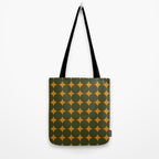 Circles/Sparks (Olive & Orange) Tote Bag Gallery Image 2