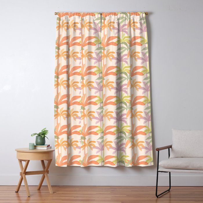Palm Grove Repeat Pattern Window Curtain Gallery Image 5