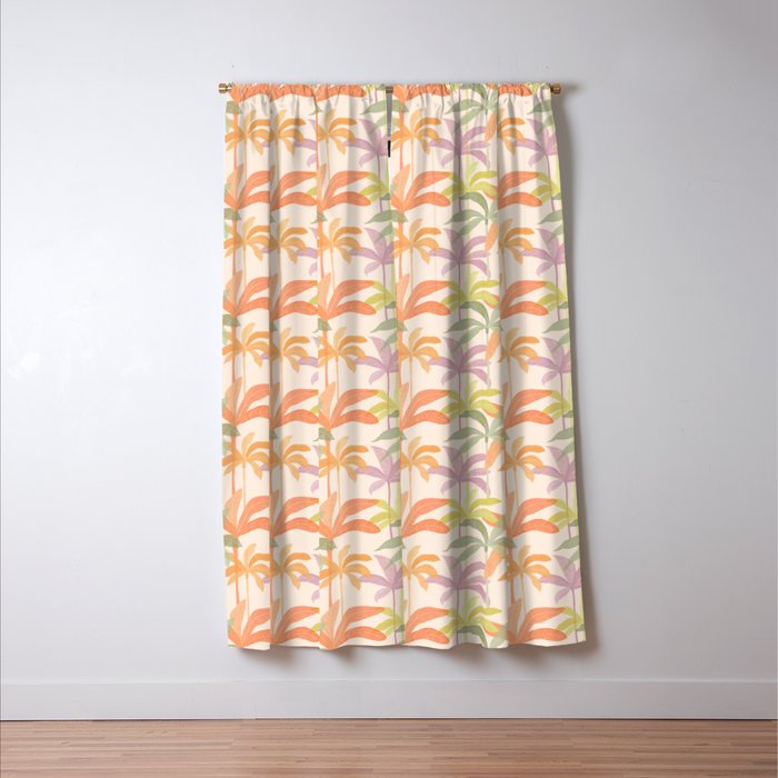 Palm Grove Repeat Pattern Window Curtain Gallery Image 3