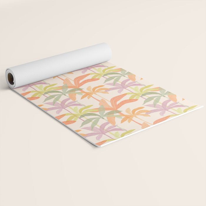 Palm Grove Repeat Pattern Yoga Mat Gallery Image 2