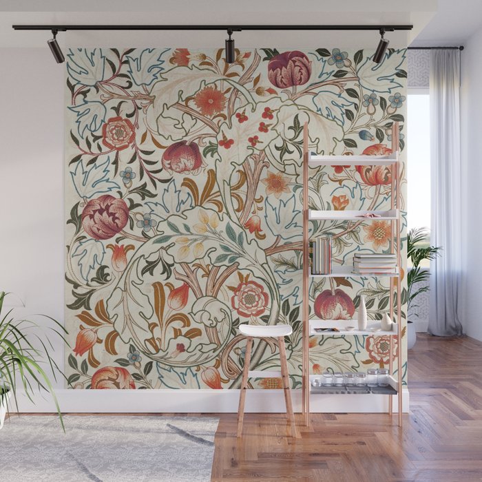 William Morris - Acanthus Portiere, Vintage Museum Exhibition Art, Botanical Floral Pattern Wall Mural Gallery Image 1