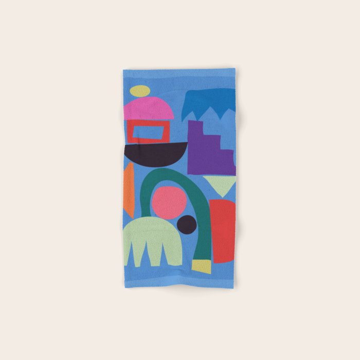 Abstract Shapes Modern Art 3 Bath Towel Gallery Image 1