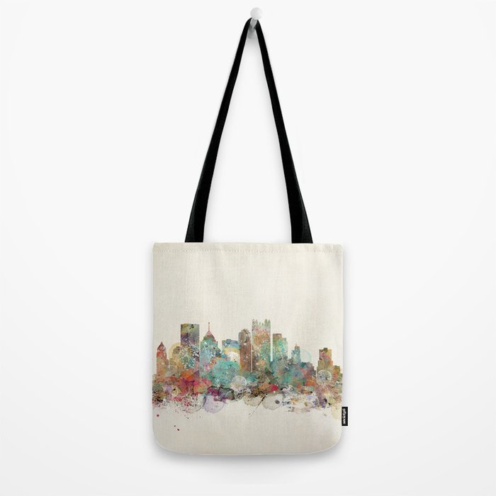 Pittsburgh Pennsylvania skyline Tote Bag Gallery Image 2