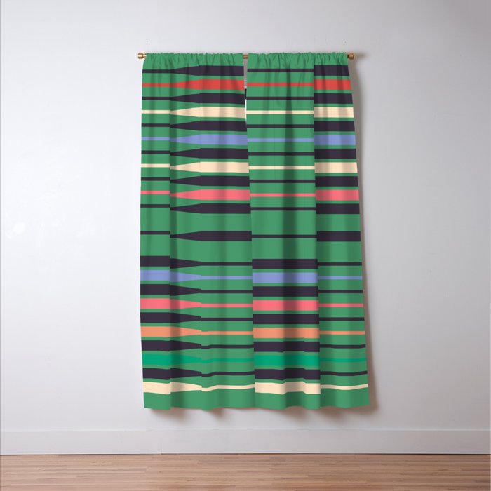 geometric abstract 249 Window Curtain Gallery Image 3