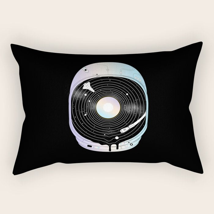 In the Presence of a Deafening Silence Rectangular Pillow Gallery Image 1