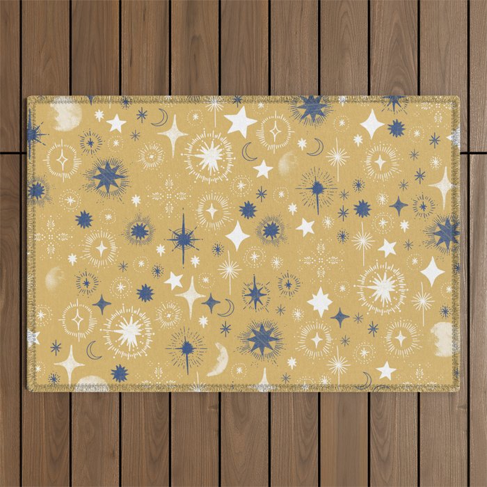 Illuminated star sky A Outdoor Rug Gallery Image 1