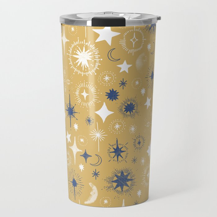 Illuminated star sky A Travel Mug Gallery Image 1