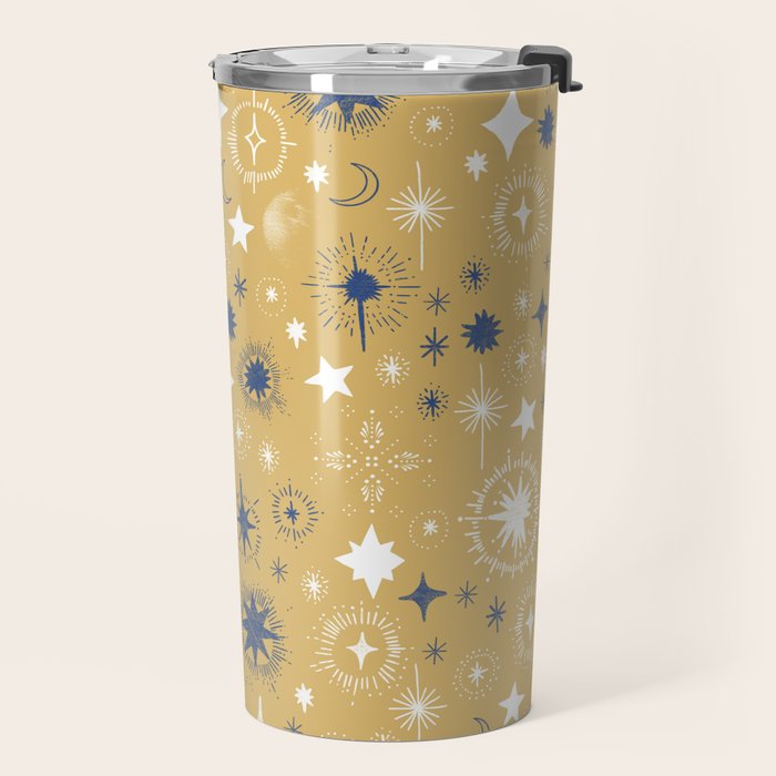 Illuminated star sky A Travel Mug Gallery Image 2
