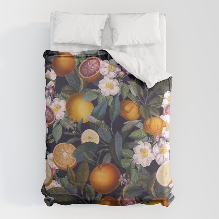 Juicy Lemons - Night Duvet Cover Gallery Image 6