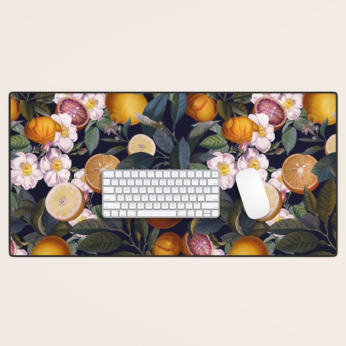 Juicy Lemons - Night Desk Mat Gallery Image 1