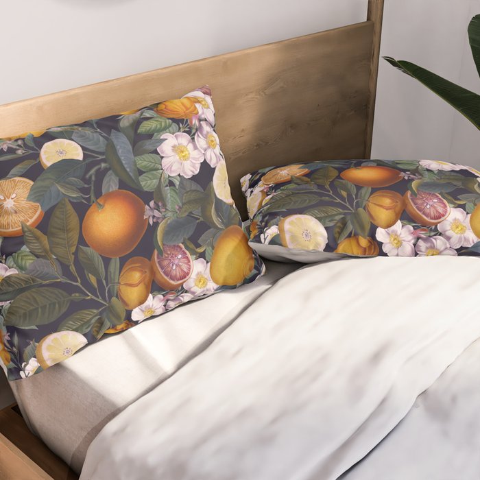 Juicy Lemons - Night Pillow Sham Gallery Image 2