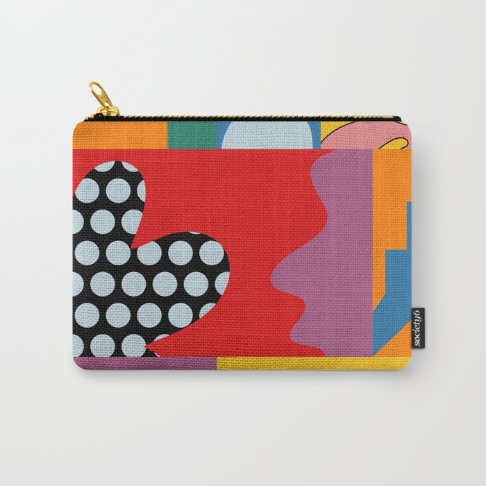 bold collage Carry All Pouch Gallery Image 1