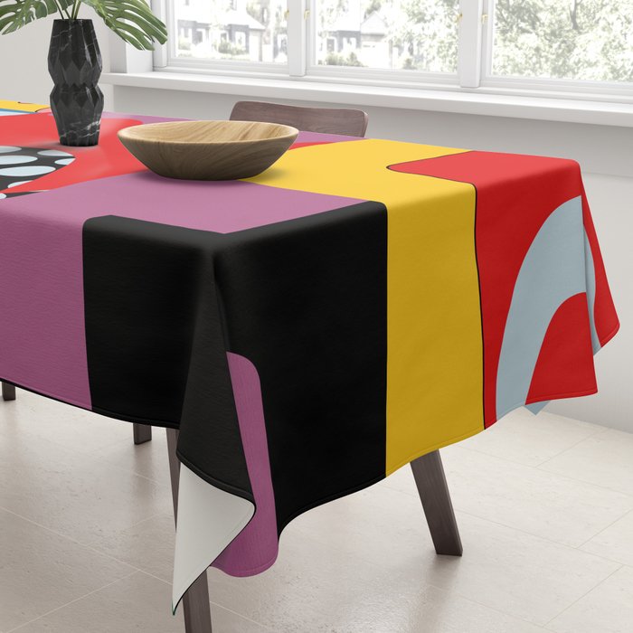 bold collage Tablecloth Gallery Image 3