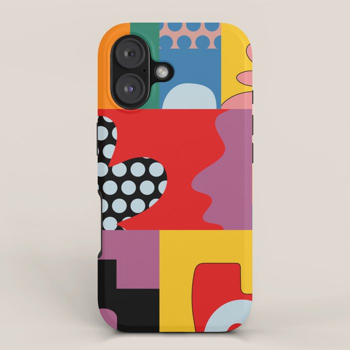 bold collage iPhone Case Gallery Image 1