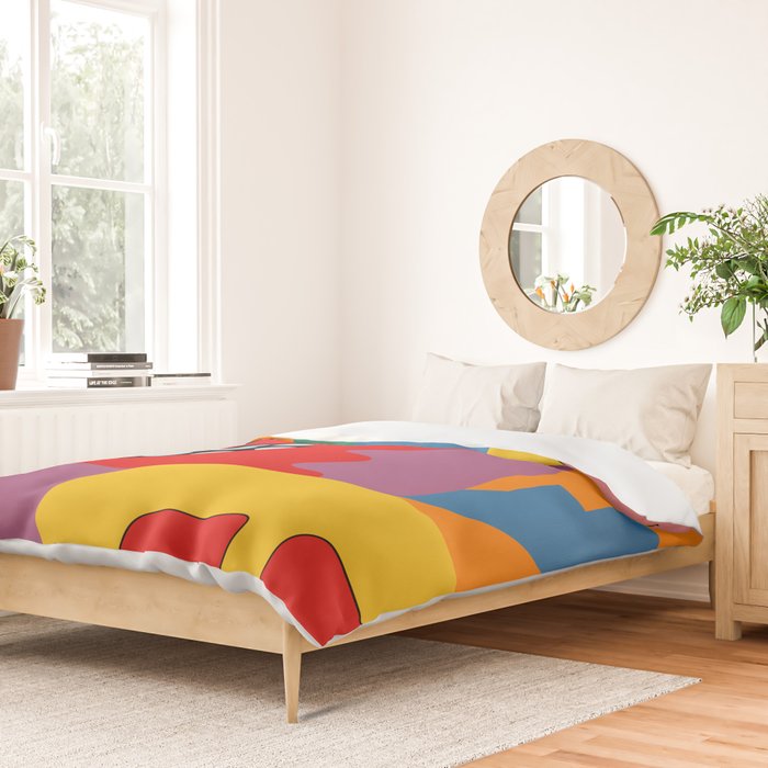 bold collage Duvet Cover Gallery Image 2
