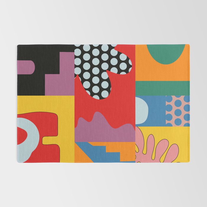 bold collage Rug Gallery Image 2