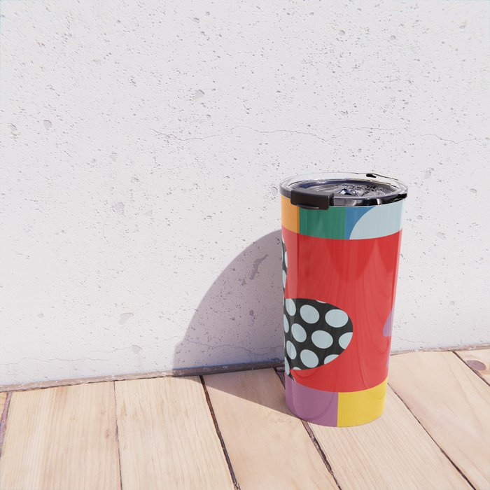 bold collage Travel Mug Gallery Image 4