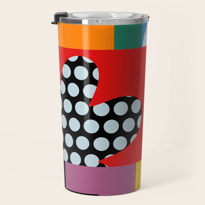 bold collage Travel Mug Gallery Image 3