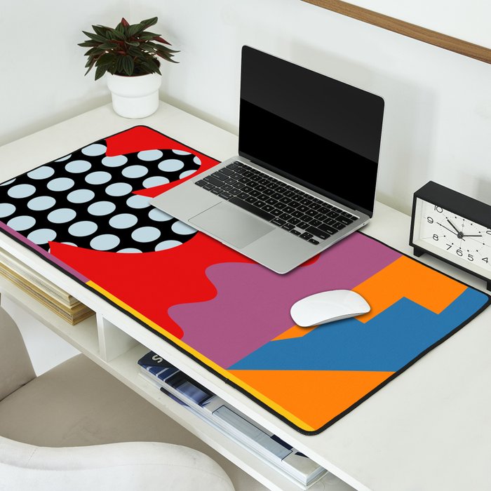 bold collage Desk Mat Gallery Image 2