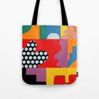 bold collage Tote Bag Gallery Image 1