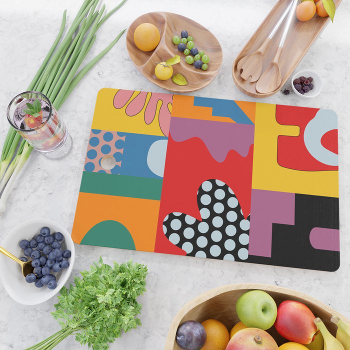 bold collage Cutting Board Gallery Image 2