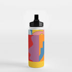 bold collage Water Bottle Gallery Image 2