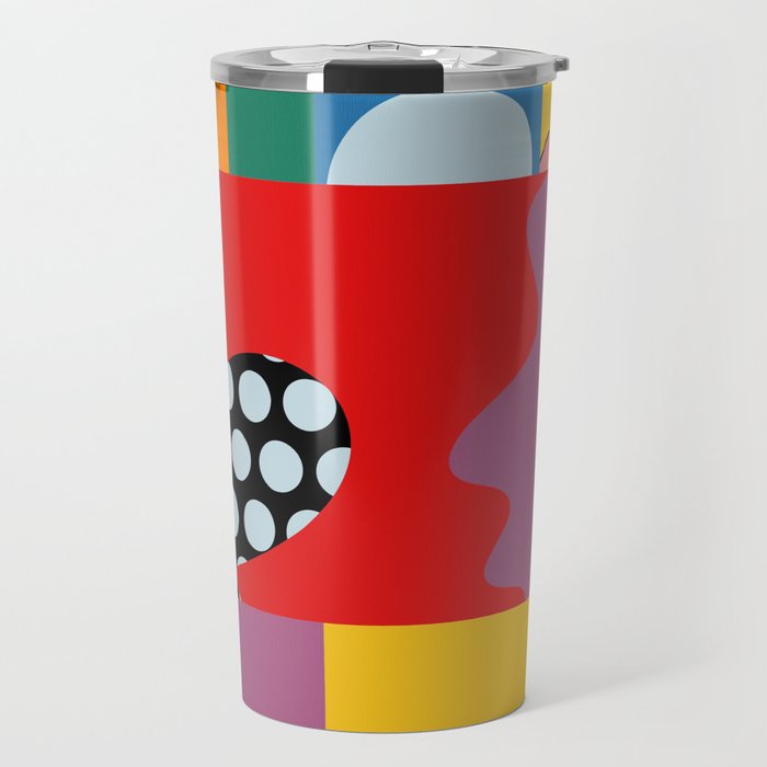 bold collage Travel Mug Gallery Image 1