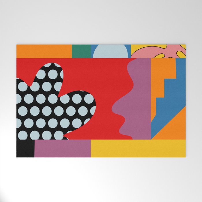 bold collage Welcome Mat Gallery Image 1