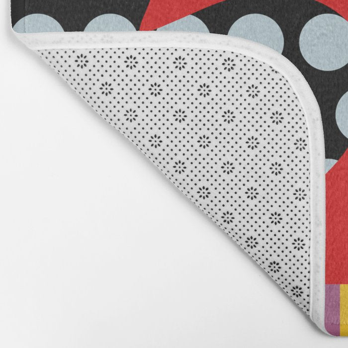 bold collage Bath Mat Gallery Image 2