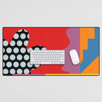 bold collage Desk Mat Gallery Image 1
