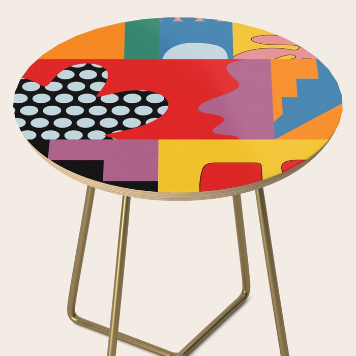 bold collage Side Table Gallery Image 2