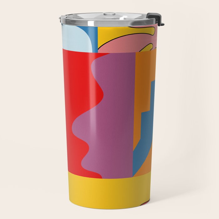 bold collage Travel Mug Gallery Image 2