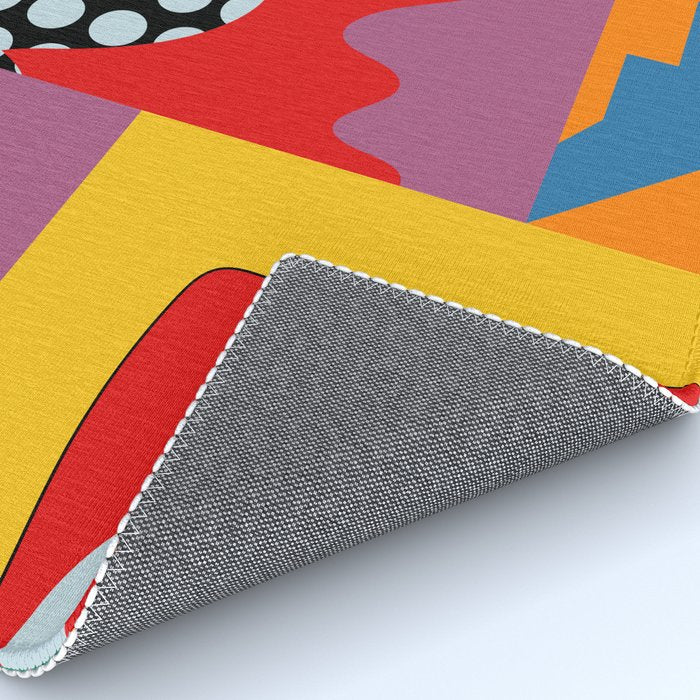 bold collage Rug Gallery Image 4