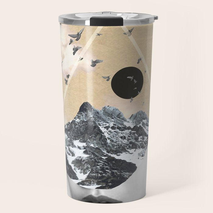 collage art / Wild Nature Travel Mug Gallery Image 1