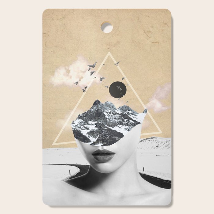 collage art / Wild Nature Cutting Board Gallery Image 1