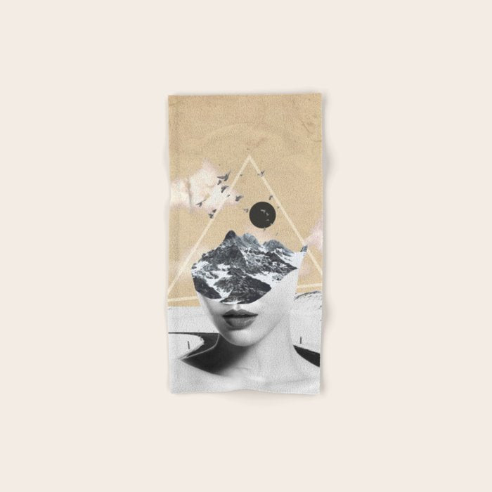collage art / Wild Nature Bath Towel Gallery Image 1