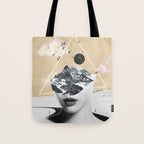 collage art / Wild Nature Tote Bag Gallery Image 1