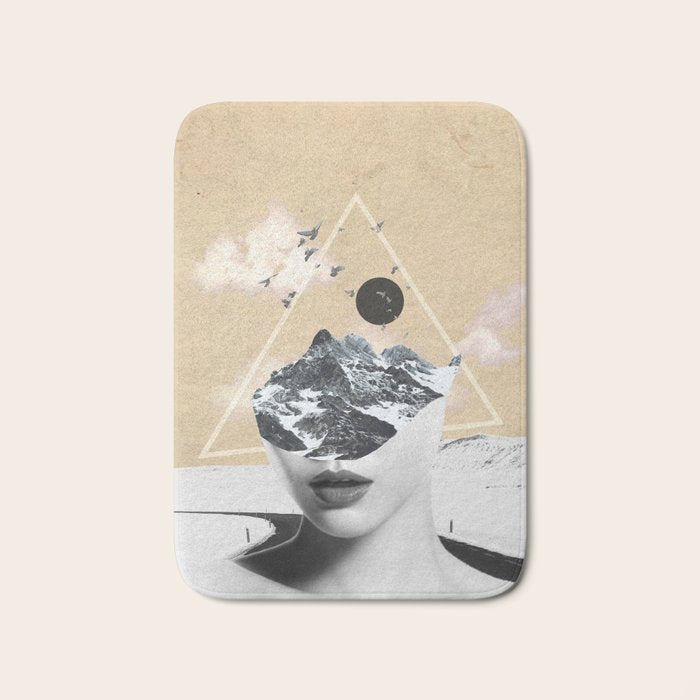 collage art / Wild Nature Bath Mat Gallery Image 1