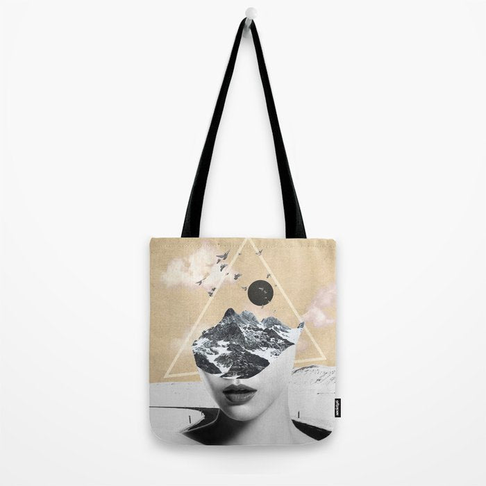 collage art / Wild Nature Tote Bag Gallery Image 2