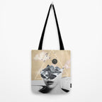 collage art / Wild Nature Tote Bag Gallery Image 2