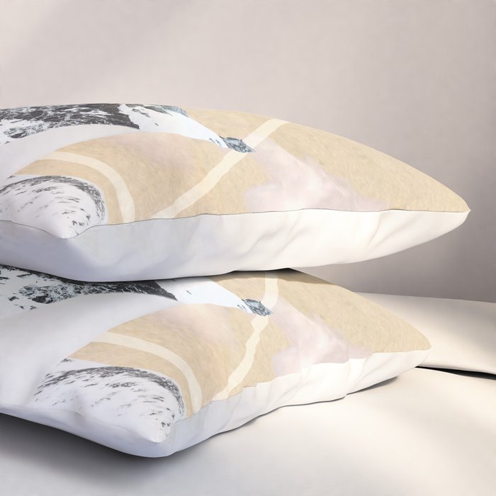 collage art / Wild Nature Pillow Sham Gallery Image 3
