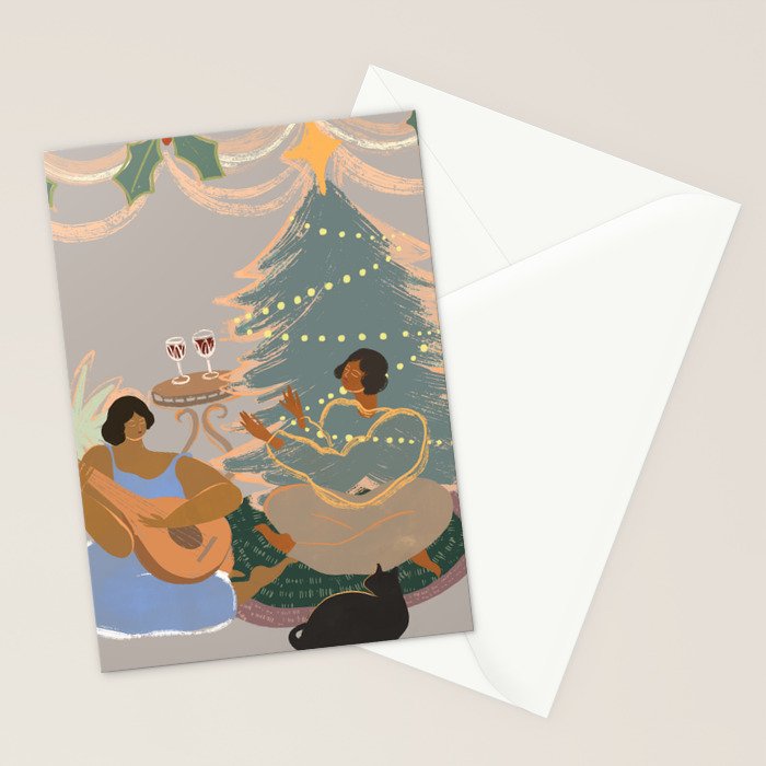 Happy Holidays Stationery Card Gallery Image 2