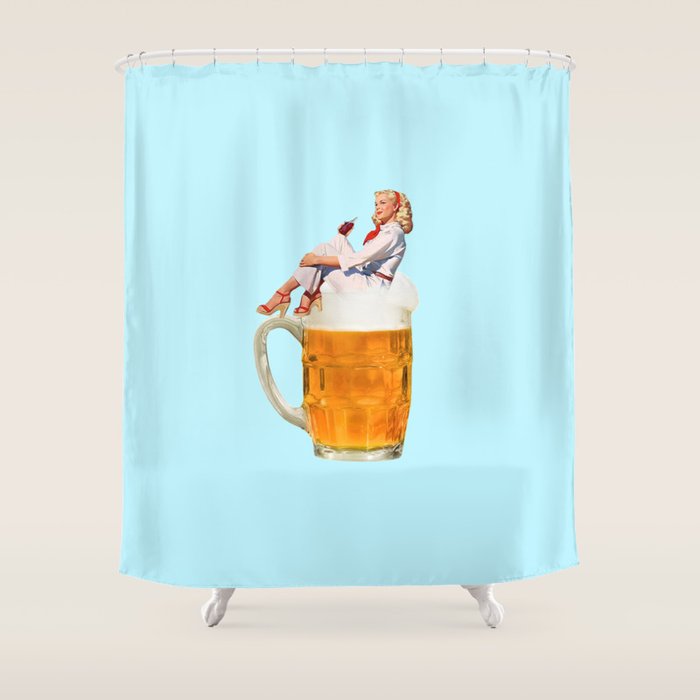 wish you were beer Shower Curtain Gallery Image 1