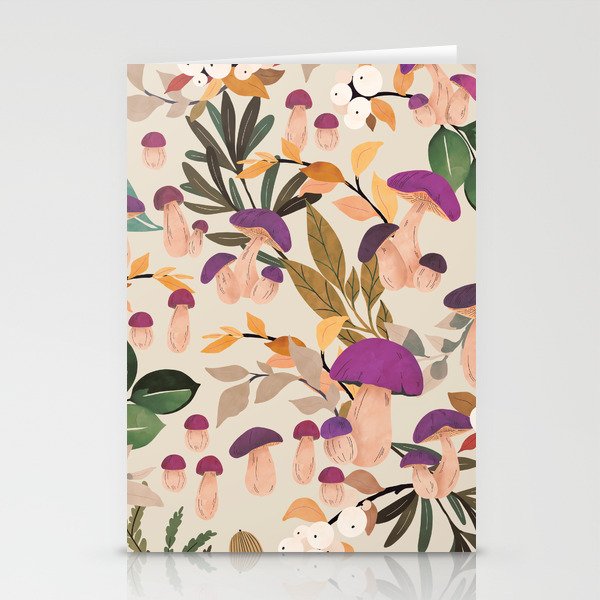 Magic mushroom forest H Stationery Card Gallery Image 1