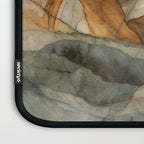 Amber Stone Drift Abstract Landscape Laptop Sleeve Gallery Image 3