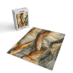Amber Stone Drift Abstract Landscape Jigsaw Puzzle Gallery Image 2