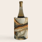 Amber Stone Drift Abstract Landscape Wine Chiller Gallery Image 1