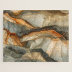 Amber Stone Drift Abstract Landscape Jigsaw Puzzle Gallery Image 1
