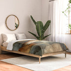 Amber Stone Drift Abstract Landscape Comforter Gallery Image 2
