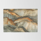 Amber Stone Drift Abstract Landscape Rug Gallery Image 2